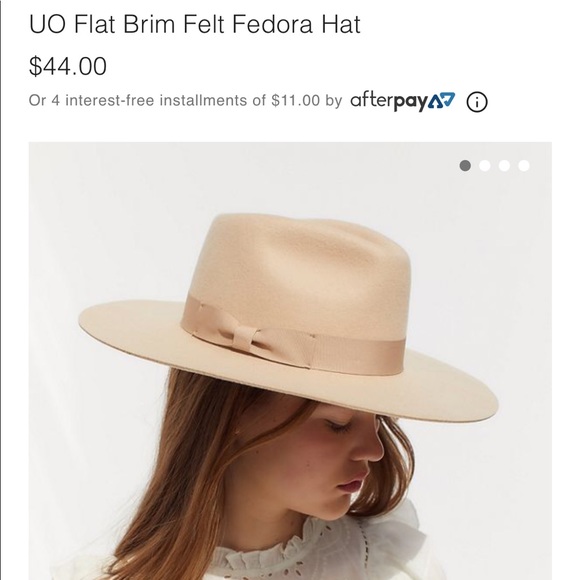 Urban Outfitters Accessories - UO wide brim cream hat